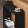 Hanah Home Mesa Auxiliar Simpi Negro y Madera